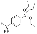 Structure of TRIETHOXY(4-(TRIFLUOROMETHYL)PHENYL)SIL&