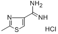 Structure of 2-METHYL-1,3-THIAZOLE-4-CARBOXIMIDAMIDE HYDROCHLORIDE