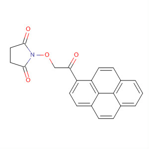 2,5-Pyrrolidinedione, 1-[(1-pyrenylacetyl)oxy]-结构式