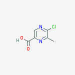 Structure of 5-chloro-6-methylpyrazine-2-carboxylic Acid