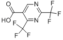 Structure of 2,4-BIS(TRIFLUOROMETHYL)PYRIMIDINE-5-CARBOXYLIC ACID