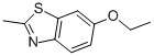Structure of 6-ethoxy-2-methyl-1,3-benzothiazole