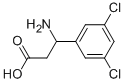Structure of 3-AMINO-3-(3,5-DICHLORO-PHENYL)-PROPIONIC ACID
