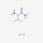 2-氨基-N,3-二甲基丁酰胺盐酸盐结构式