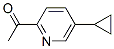 Structure of Ethanone,1-(5-cyclopropyl-2-pyridinyl)-