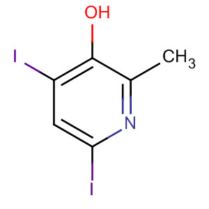 Structure of 3-Pyridinol, 4,6-diiodo-2-methyl-