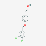 Structure of 2-[4-(3,4-DICHLOROBENZYLOXY)-PHENYLETHANOL