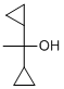 DICYCLOPROPYLMETHYL CARBINOL结构式