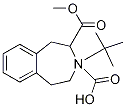 Structure of 1,2,4,5-Tetrahydro-3H-3-benzazepine-2,3-dicarboxylic acid 3-(tert-butyl) 2-methyl ester