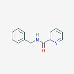 Structure of 2-Pyridinecarboxamide, N-(phenylmethyl)-
