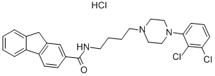 Structure of N-[4-[4-(2,3-DICHLOROPHENYL)-1-PIPERAZINYL]BUTYL]-9H-FLUORENE-2-CARBOXAMIDE HYDROCHLORIDE