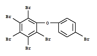 Structure of 2,3,4,45,6-Hexabromodiphenyl ether