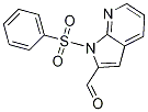1-(苯磺酰基)-1H-吡咯并[2,3-B]吡啶-2-甲醛结构式
