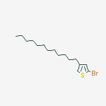 Structure of Thiophene, 2-bromo-4-dodecyl-