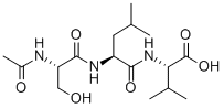 Structure of AC-SER-LEU-VAL-OH