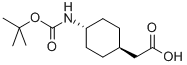 Chemical structure of BOC-1,4-TRANS-ACHA-OH