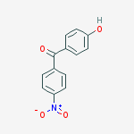Structure of Methanone, (4-hydroxyphenyl)(4-nitrophenyl)-
