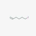 Structure of 1-Hexene, 6-iodo-