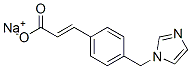 Structure of (2E)-3-[4-(1H-Imidazol-1-ylmethyl)phenyl]-2-propenoic acid sodium salt