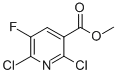 Structure of METHYL 2,6-DICHLORO-5-FLUORONICOTINATE