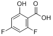 Structure of 2,4-DIFLUORO-6-HYDROXY-BENZOIC ACID