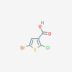 Structure of 5-Bromo-2-chlorothiophene-3-carboxylic acid