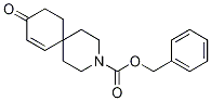 Structure of 3-Azaspiro[5.5]undec-7-ene-3-carboxylic acid, 9-oxo-, phenylmethylester
