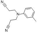 Structure of 3,3-((3-Methylphenyl)imino)bispropanenitrile