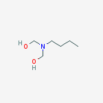 Methanol, (butylimino)bis-结构式