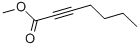 Structure of METHYL 2-HEPTYNOATE