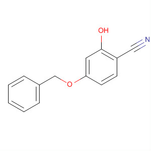 Structure of Benzonitrile, 2-hydroxy-4-(phenylmethoxy)-