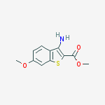 Structure of Methyl 3-amino-6-methoxybenzo[b]thiophene-2-carboxylate
