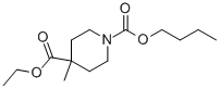 Structure of Ethyl N-Boc-4-methylpiperidine-4-carboxylate
