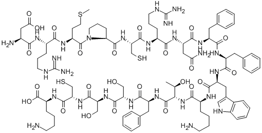 Structure of CORTISTATIN-17 (HUMAN)