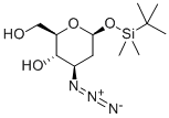 Structure of 3-AZIDO-2 3-DIDEOXY-1-O-(T-BUTYLDIMETHY&