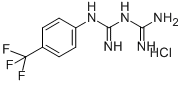 Structure of 1-(4-TRIFLUOROMETHYL)PHENYLBIGUANIDE HYDROCHLORIDE