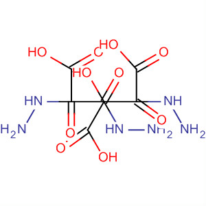 Structure of 1,2,3-Propanetricarboxylic acid, 2-hydroxy-, trihydrazide