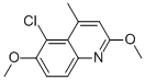 Structure of 5-CHLORO-2,6-DIMETHOXY-4-METHYLQUINOLINE