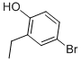 Structure of 4-brom-2-aethylphenol
