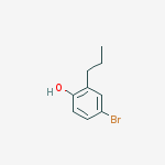 Structure of 4-bromo-2-propylPhenol