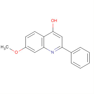 Structure of 4-Quinolinol, 7-methoxy-2-phenyl-