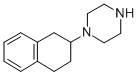 Structure of 1-(1,2,3,4-TETRAHYDRO-NAPHTHALEN-2-YL)-PIPERAZINE