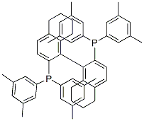 (S)-(-)-2,2-BIS[BIS(3,5-DIMETHYLPHENYL)PHOSPHINO]-5,5,6,6,7,7,8,8-OCTAHYDRO-1,1-BINAPHTHYL结构式