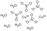 Structure of CUPRIC NITRATE, HYDRATE
