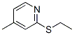 Structure of 2-(Ethylthio)-4-picoline