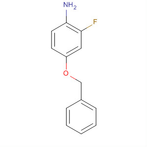 Chemical structure of Benzenamine, 2-fluoro-4-(phenylmethoxy)-