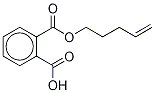 Structure of Mono(4-pentenyl)phthalate