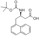 Structure of BOC-(R)-3-AMINO-4-(1-NAPHTHYL)-BUTYRIC ACID
