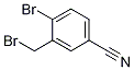 Structure of Benzonitrile, 4-bromo-3-(bromomethyl)-