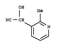 Structure of 3-Pyridineacetonitrile,a-hydroxy-2-methyl-